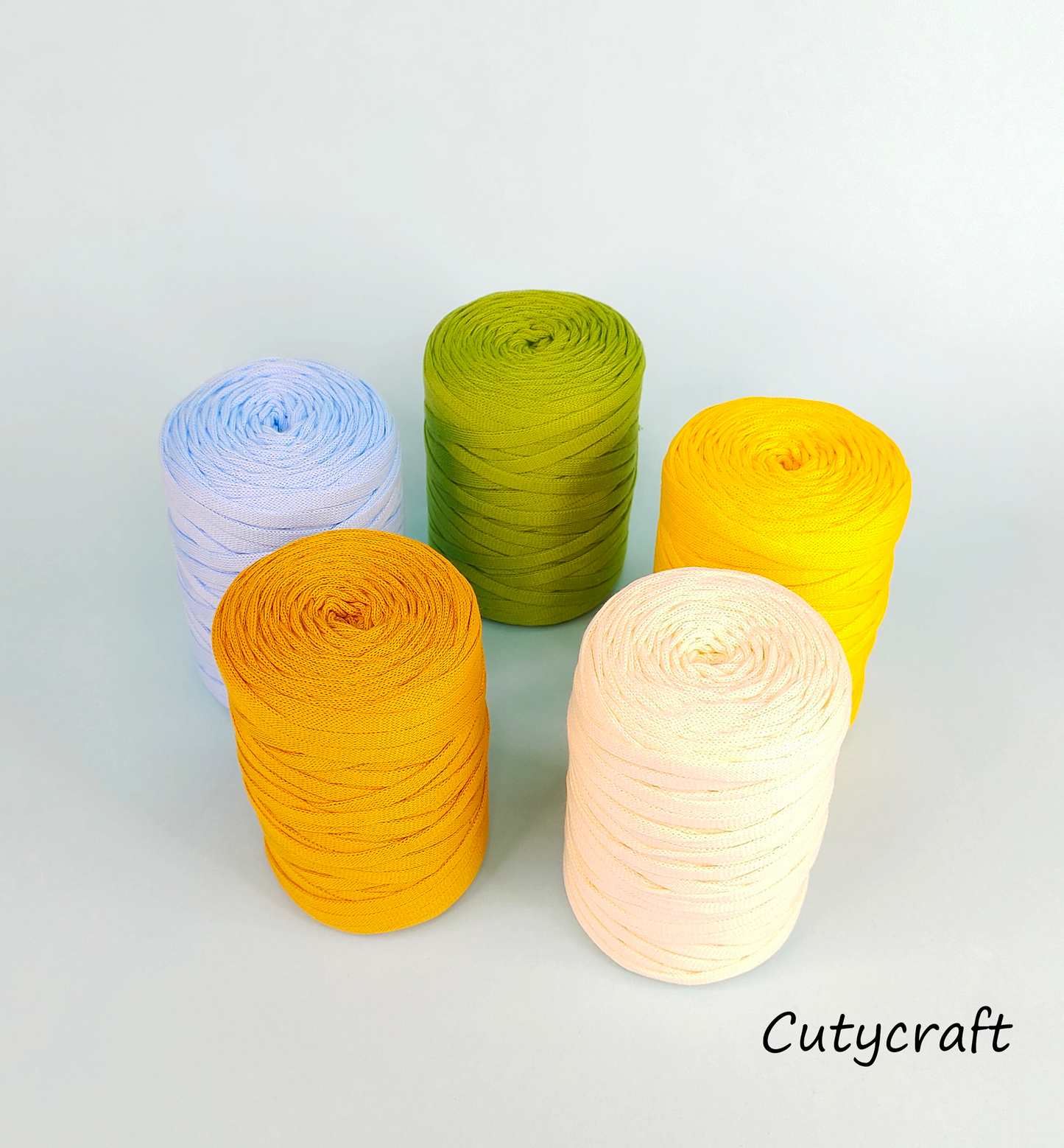 Flat Core Hollow Yarn Handmade Weaving Ribbon Thread(250 grams)