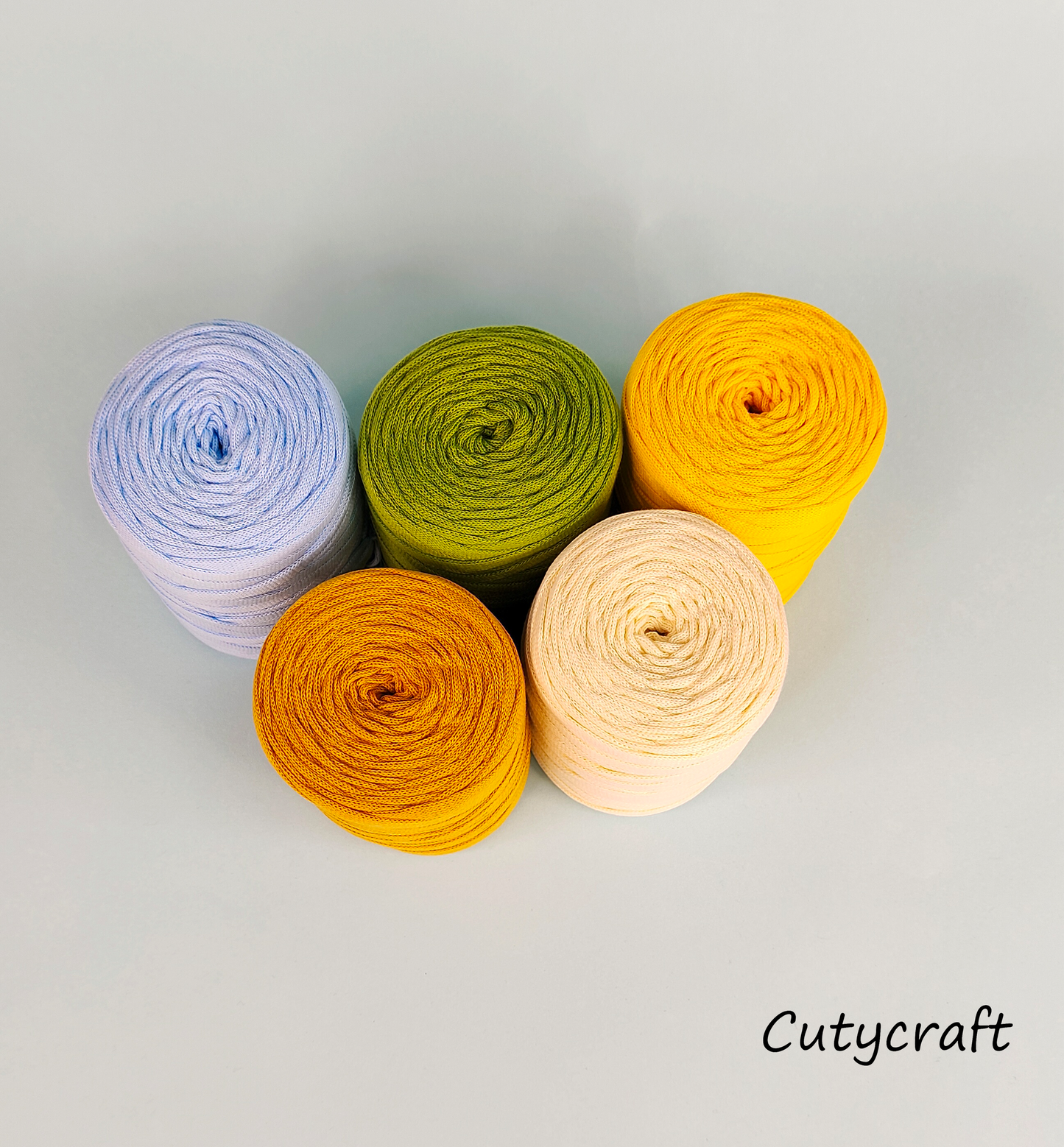 Flat Core Hollow Yarn Handmade Weaving Ribbon Thread(250 grams)