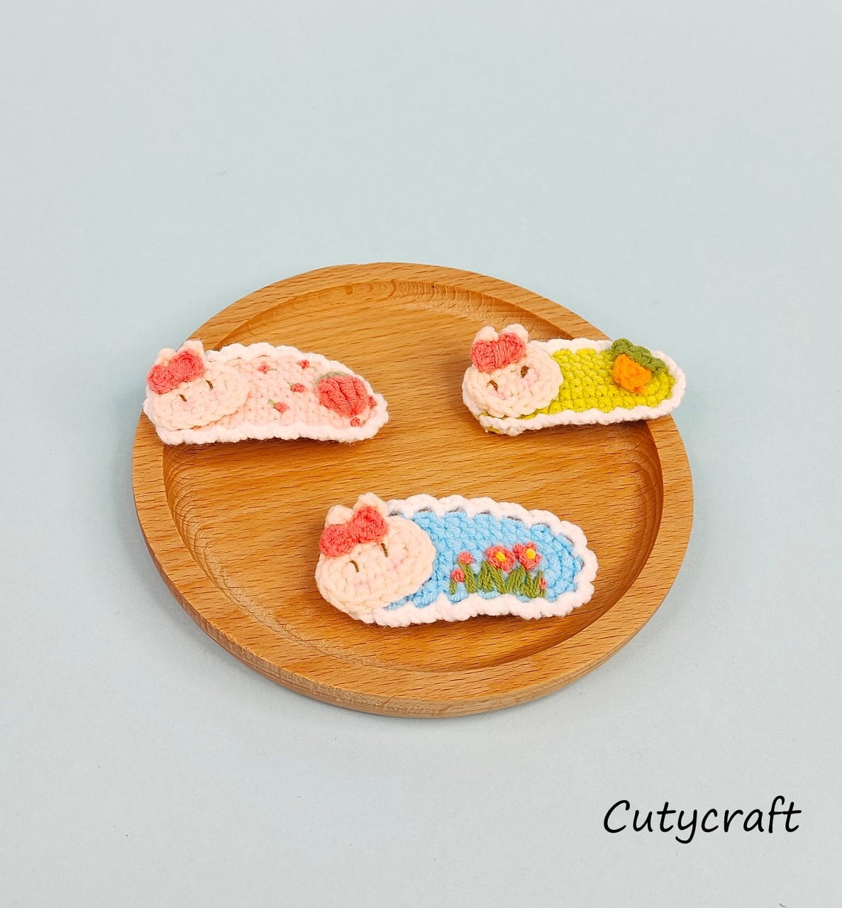 Candy-colored Bunny Hair Clip