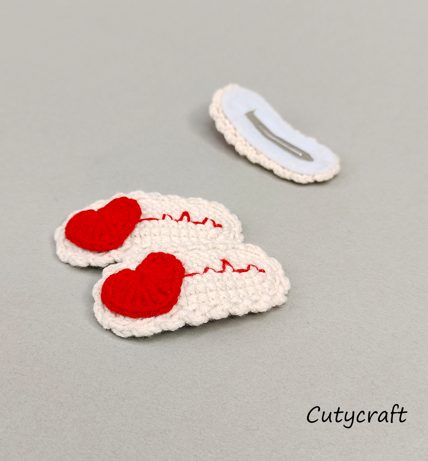 cute-handmade HairClip-holidaygift-Goodlookingandpractical-cutycraft