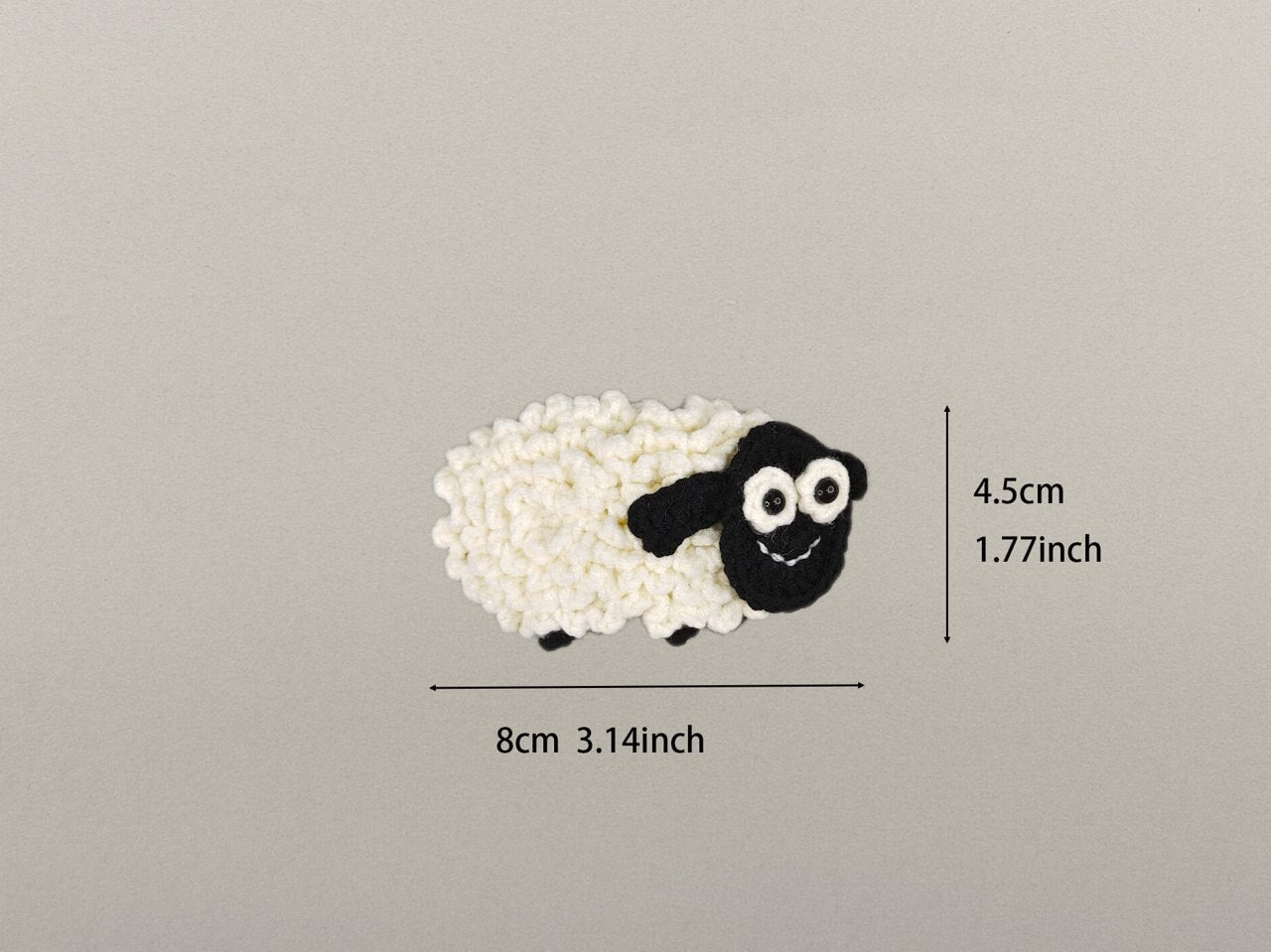 Fluffy Sheep Hair Clip