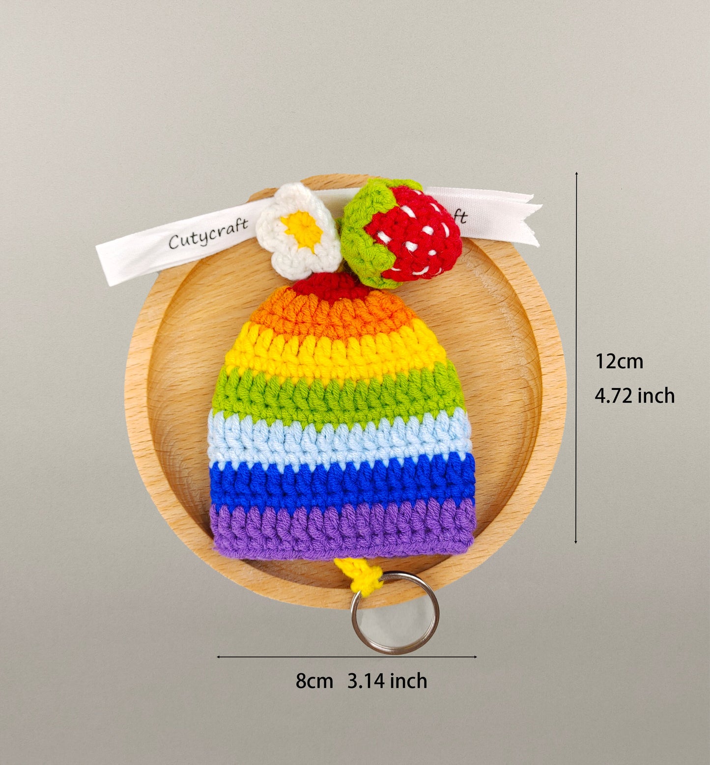 Rainbow Keychain cutycraft