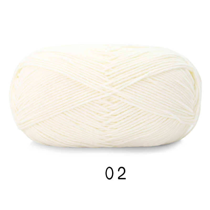 Soft Cotton Yarn 5ply Baby Cotton Yarn for Knitting Crochet Baby Weight Yarn Cotton Blend Yarn