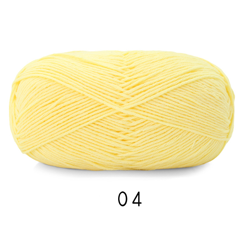 Soft Cotton Yarn 5ply Baby Cotton Yarn for Knitting Crochet Baby Weight Yarn Cotton Blend Yarn