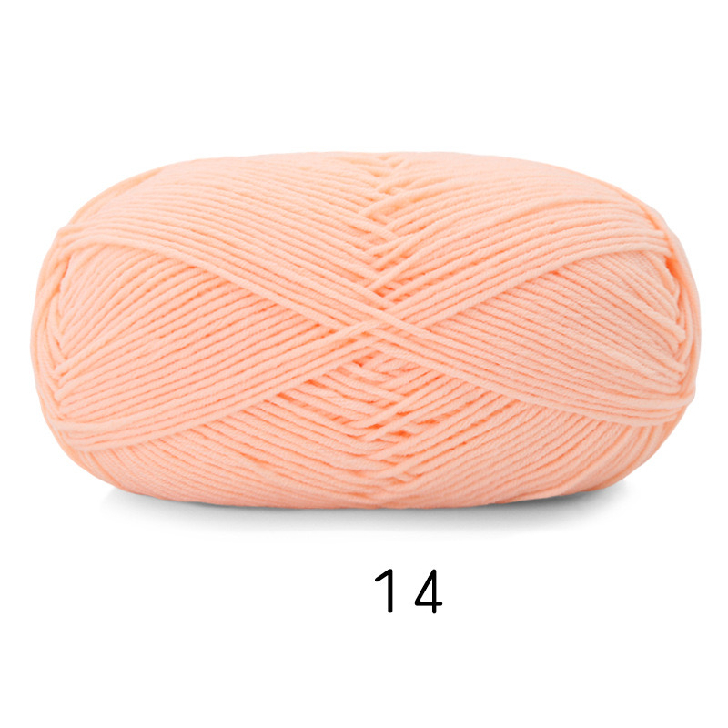 Soft Cotton Yarn 5ply Baby Cotton Yarn for Knitting Crochet Baby Weight Yarn Cotton Blend Yarn