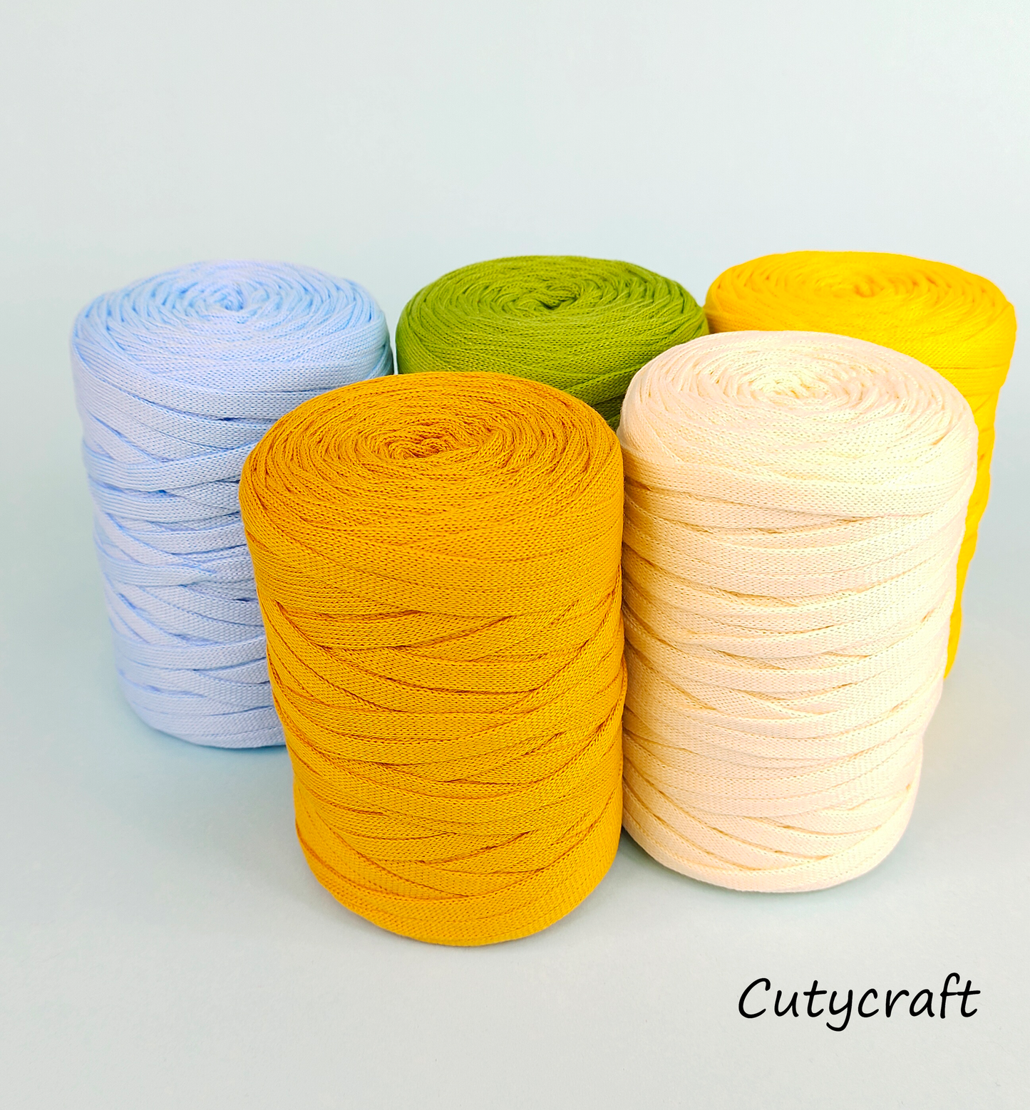 Flat Core Hollow Yarn Handmade Weaving Ribbon Thread（250 grams）