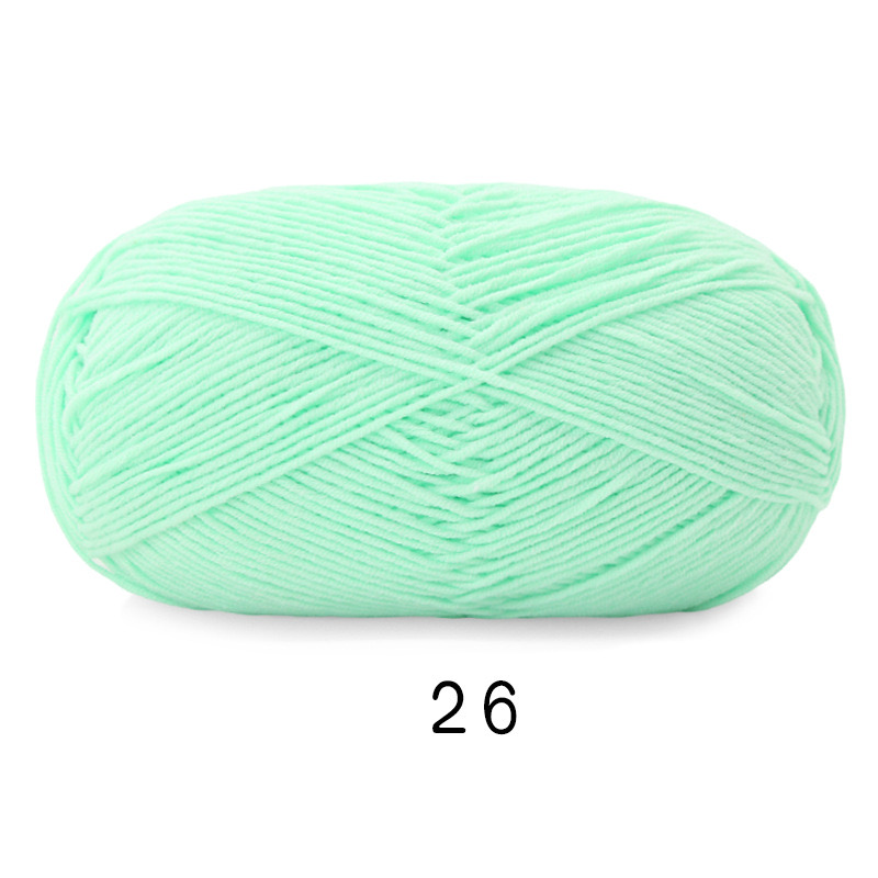 Soft Cotton Yarn 5ply Baby Cotton Yarn for Knitting Crochet Baby Weight Yarn Cotton Blend Yarn