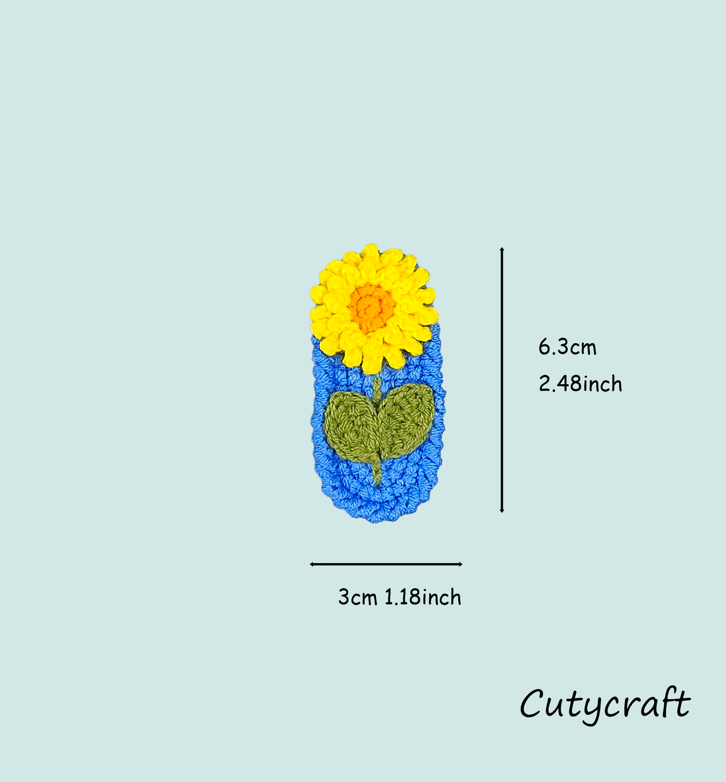 Countryside Sunflower Hair Clip