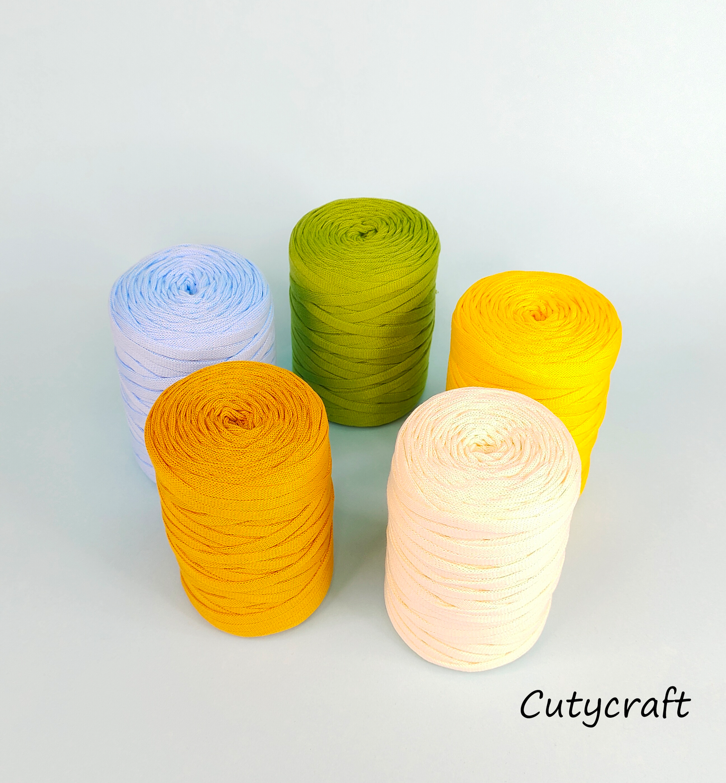 Flat Core Hollow Yarn Handmade Weaving Ribbon Thread（250 grams）