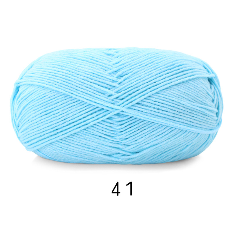 Soft Cotton Yarn 5ply Baby Cotton Yarn for Knitting Crochet Baby Weight Yarn Cotton Blend Yarn