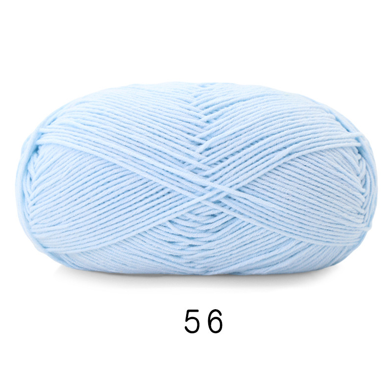 Soft Cotton Yarn 5ply Baby Cotton Yarn for Knitting Crochet Baby Weight Yarn Cotton Blend Yarn