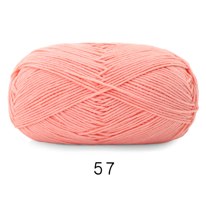 Soft Cotton Yarn 5ply Baby Cotton Yarn for Knitting Crochet Baby Weight Yarn Cotton Blend Yarn