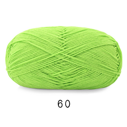 Soft Cotton Yarn 5ply Baby Cotton Yarn for Knitting Crochet Baby Weight Yarn Cotton Blend Yarn