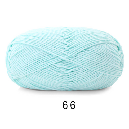 Soft Cotton Yarn 5ply Baby Cotton Yarn for Knitting Crochet Baby Weight Yarn Cotton Blend Yarn