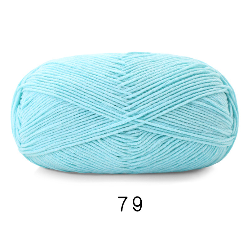 Soft Cotton Yarn 5ply Baby Cotton Yarn for Knitting Crochet Baby Weight Yarn Cotton Blend Yarn