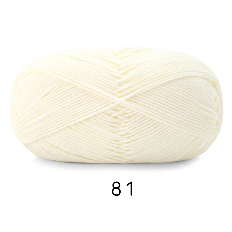 Soft Cotton Yarn 5ply Baby Cotton Yarn for Knitting Crochet Baby Weight Yarn Cotton Blend Yarn