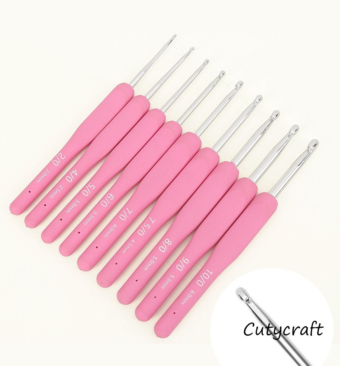 Silicone Single-Head Crochet Hook