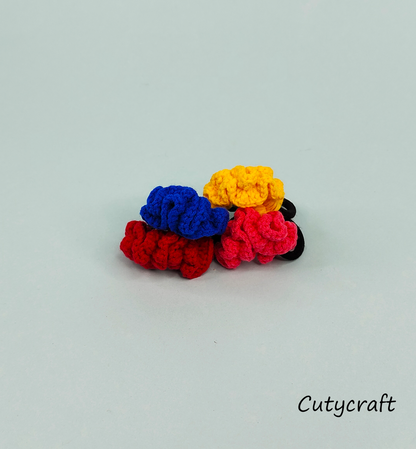 Retro Chunky Bun Hair Elastic-handmade HairClip-holidaygift-Goodlookingandpractical-cutycraft 