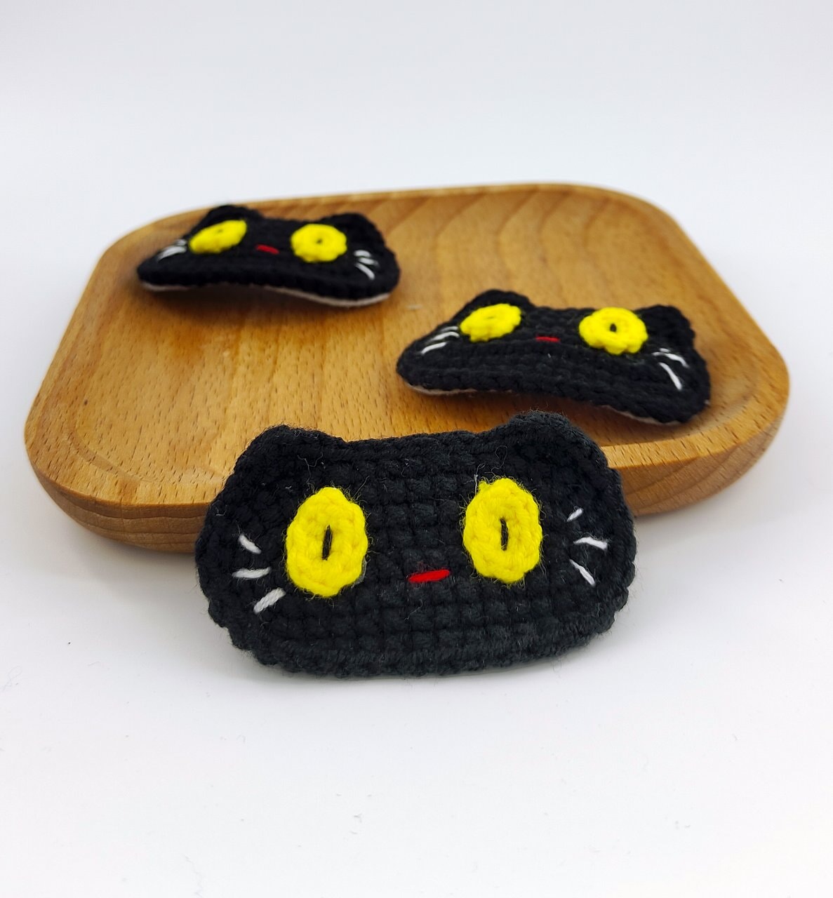 Black Cat Hair Clip