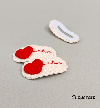 cute-handmade HairClip-holidaygift-Goodlookingandpractical-cutycraft 