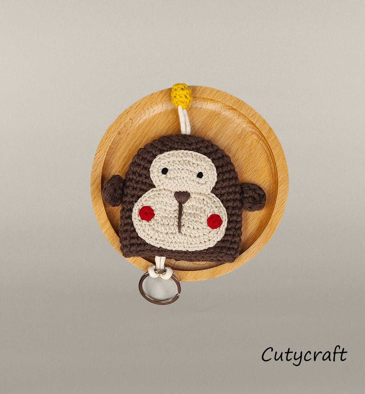 Coffee Monkey Keychain