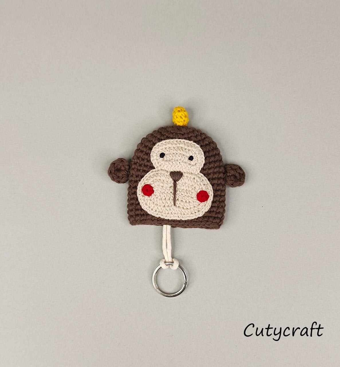 Coffee Monkey Keychain