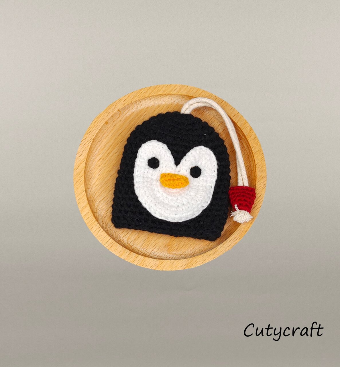 Black Penguin Keychain