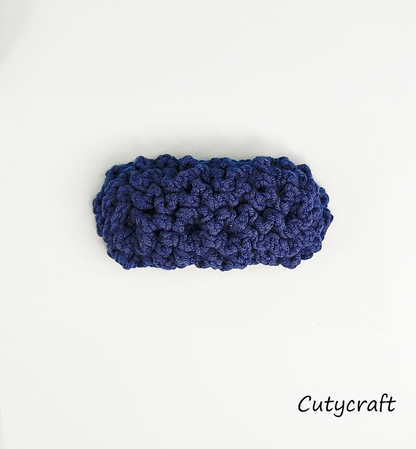 Twisted Crochet Hair Clip