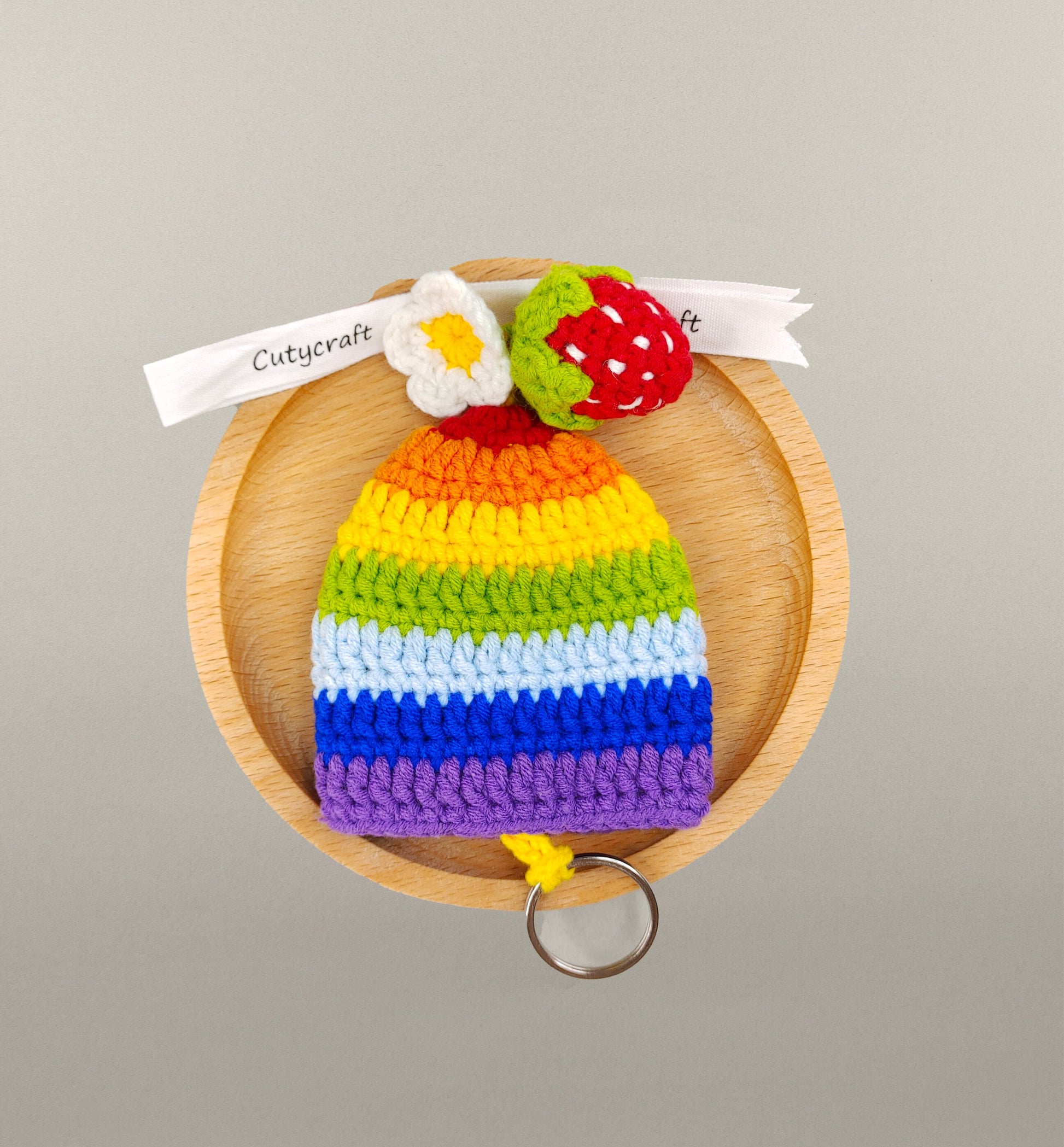 Rainbow Keychain cutycraft Rainbwow 