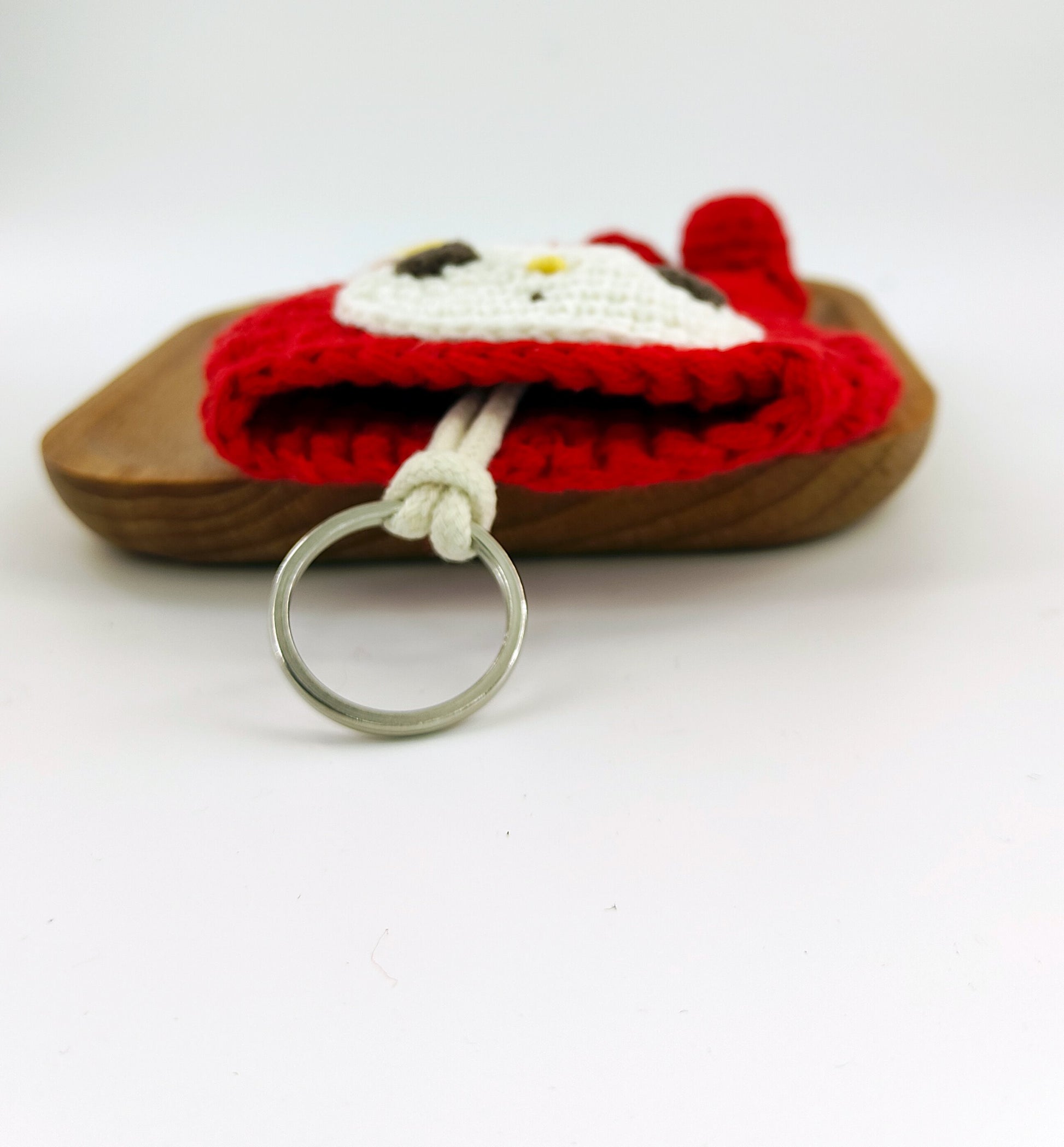 Red Bunny Keychain cutycraft 